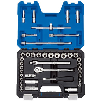 Draper Tools 3/8 Sq. Dr. Combined MM/AF Socket Set (41 Piece)