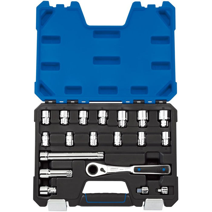 Draper Tools 20mm Go Through Socket Set (19 Piece)