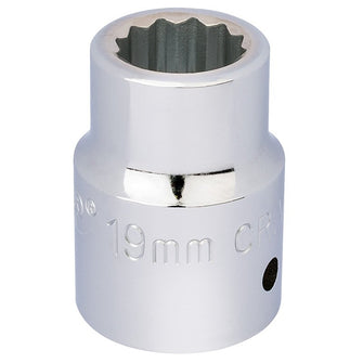 Draper Tools 3/4 Square Drive 12 Point Socket (19mm)