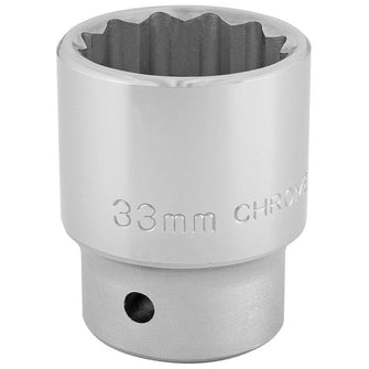 Draper Tools 3/4 Square Drive 12 Point Socket (33mm)