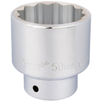 Draper Tools 3/4 Square Drive 12 Point Socket (50mm)