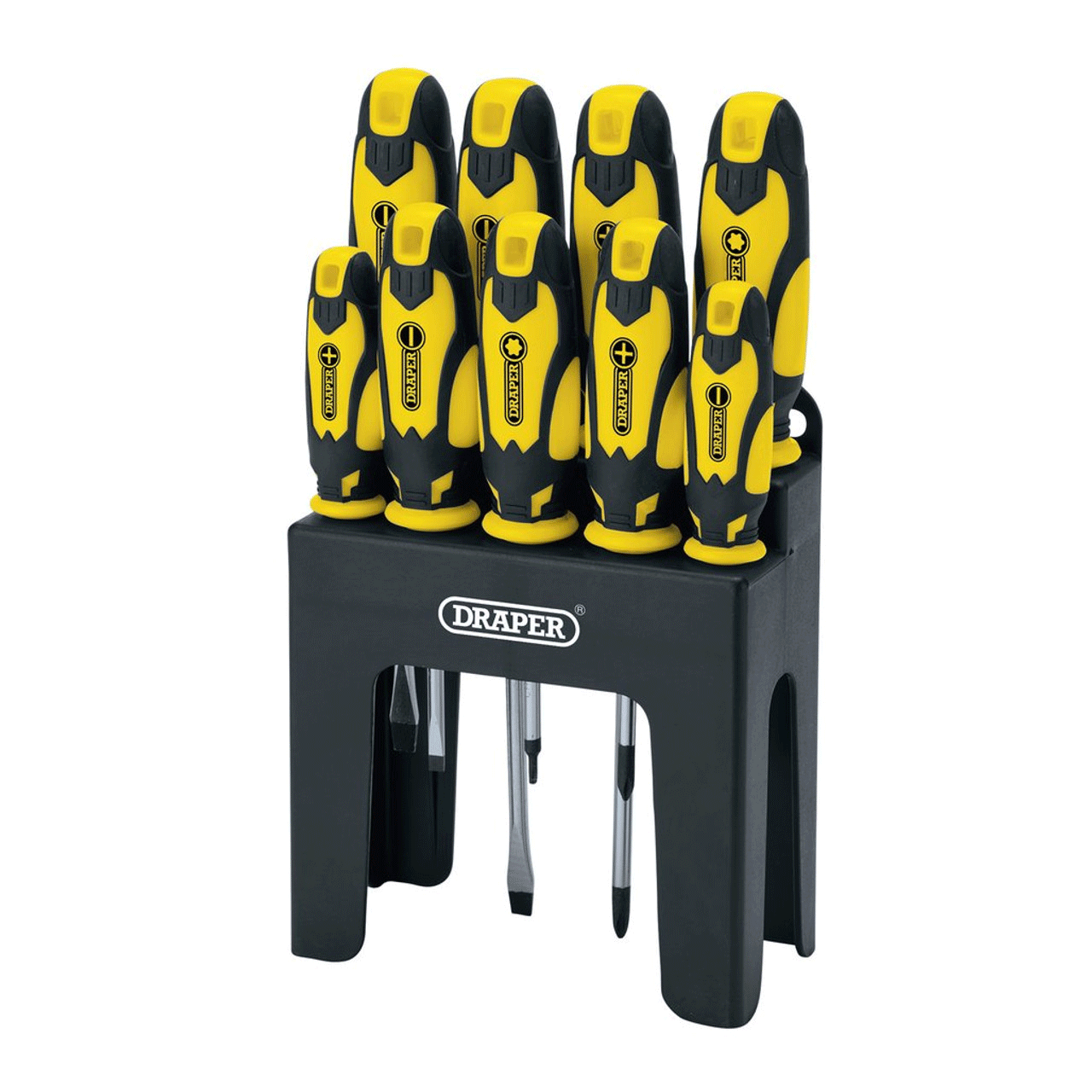 Wholesale Draper Tools Soft Grip Screwdriver Set - Yellow, 9 Pce Online ...