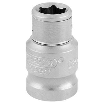 Draper Tools 3/8 Square Drive x 1/4 Hexagon Screwdriver Bit Holding Socket