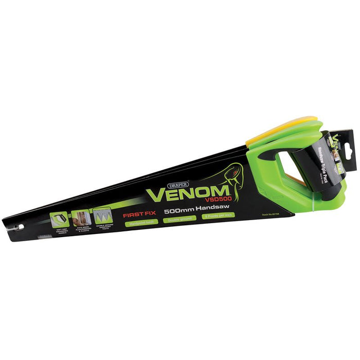 Draper Tools Draper Venom® Double Ground 500mm Handsaws (3 Piece)