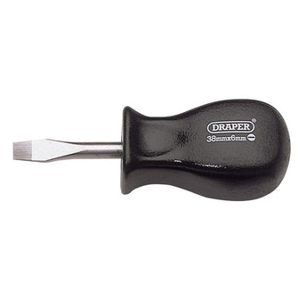Draper Tools Plain Slot Mechanics Screwdriver (6mm x 38mm)