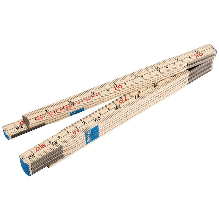 Draper Tools 2M Folding Wood Rule