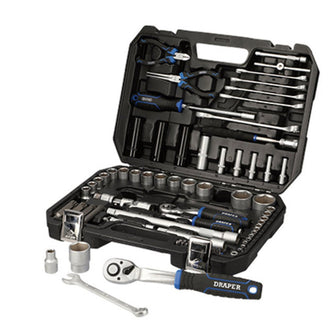 Draper HI-TORQ® Metric Socket Set 1/4" & 1/2" Sq. Dr. (83 Piece)