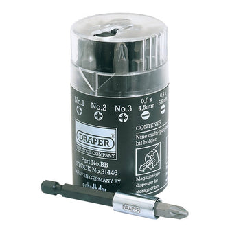 Draper Schröder Screwdriver Bit Dispenser Set (10 Piece) 21446