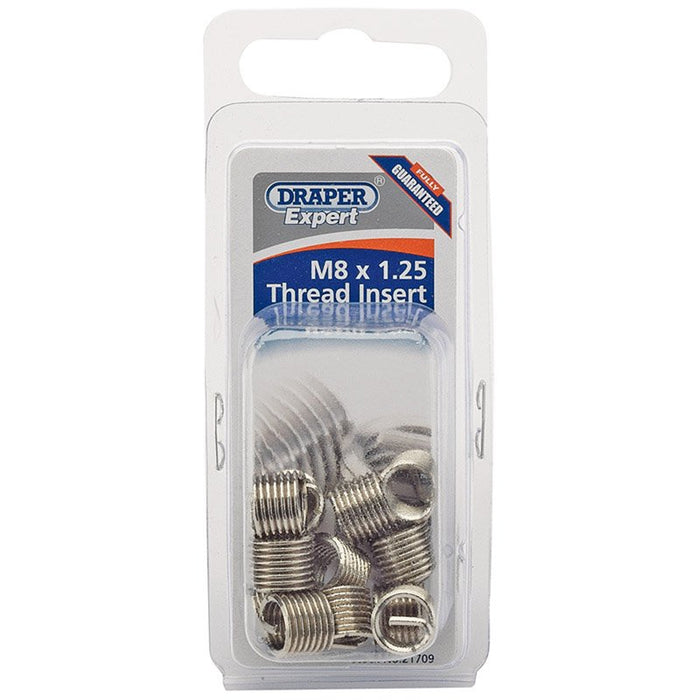 Draper Tools Expert M8 x 1.25 Metric Thread Insert Refill Pack (12)