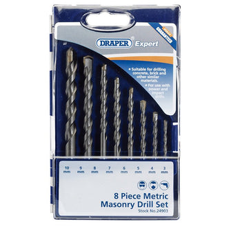 Draper Tools Metric Masonry Drill Set (8 Piece)