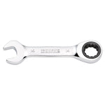Draper Hi-Torq Metric Stubby Ratchet Combination Spanner, 14mm