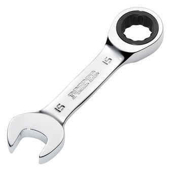 Draper Hi-Torq Metric Stubby Ratchet Combination Spanner 15mm
