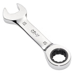 Draper Hi-Torq Metric Stubby Ratchet Combination Spanner 15mm