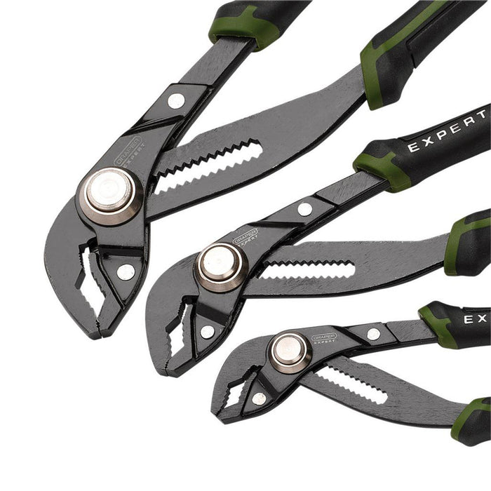 Draper Expert Quick Release Water Pump Pliers Set (3 Piece)