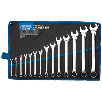 Draper Tools Metric Combination Spanner Set (14 Piece)