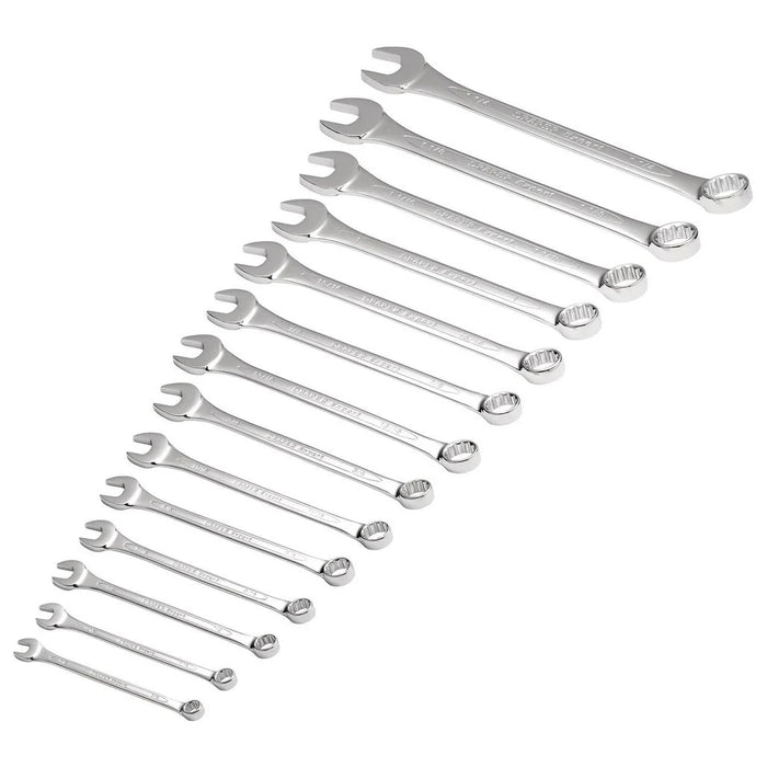 Draper Tools Imperial Combination Spanner Set (14 Piece)