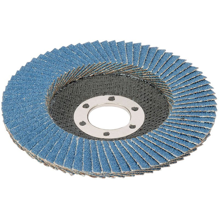 Draper Tools 115mm Zirconium Oxide Flap Disc (60 Grit)