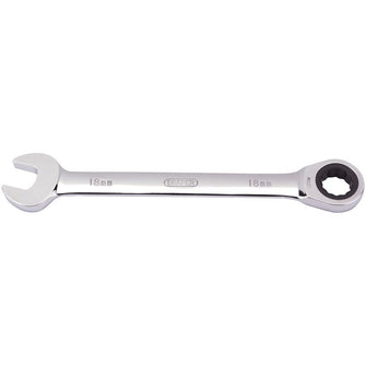 Draper Tools 18mm Metric Ratcheting Combination Spanner