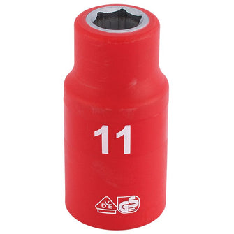 Draper Tools 1/2 Sq. Dr. Fully Insulated VDE Socket (11mm)