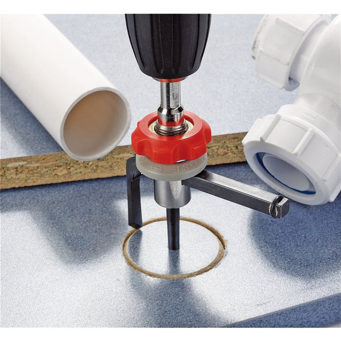Draper Tools Hole Cutter for Wood or Plastic 40mm - 120mm