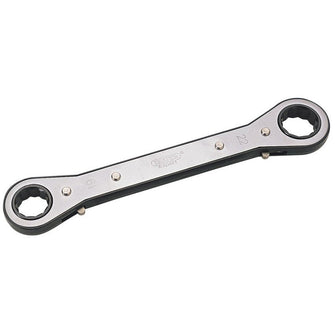 Draper Tools Ratcheting Ring Spanner (19mm x 22mm)