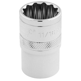 Draper Tools 1/2 Square Drive Hi-Torq® 12 Point Socket (11/16)