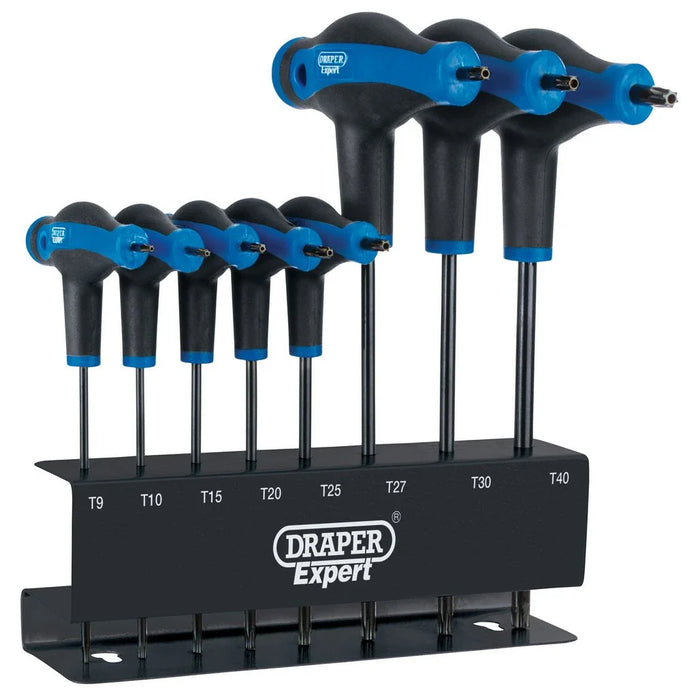 Draper Tools Soft Grip T Handle Draper TX-STAR® Key Set (8 Piece)