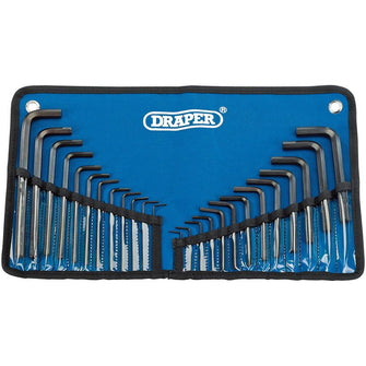 Draper Tools Metric/Imperial Combined Hexagon Key Set (25 Piece)