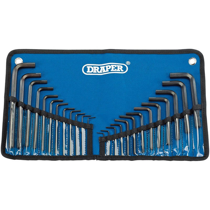 Draper Tools Metric/Imperial Combined Hexagon Key Set (25 Piece)