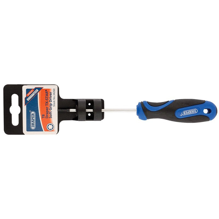 Draper Tools Soft Grip T8 Draper TX-STAR® Screwdrivers