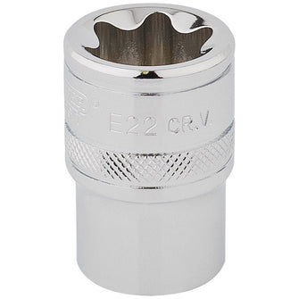 Draper Tools 1/2 Square Drive Draper TX-STAR® Socket (E22)