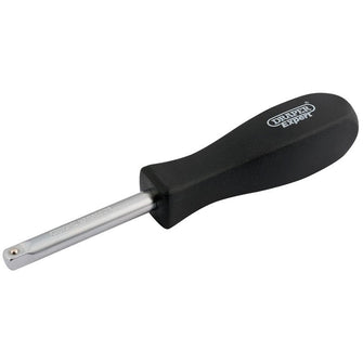 Draper Tools 1/4" Square Drive Spinner Handle Micro Satin Chrome