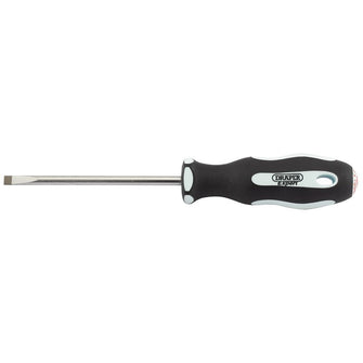 Draper Tools Plain Slot 5.5 x 100mm Soft Grip Parallel Tip Screwdrivers