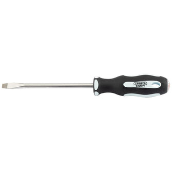 Draper Tools Expert Plain Slot 8.0 x 150mm Soft Grip Screwdrivers