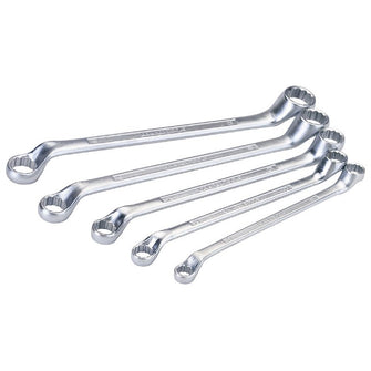 Draper Tools Cranked Metric Ring Spanner Set (5 Piece)