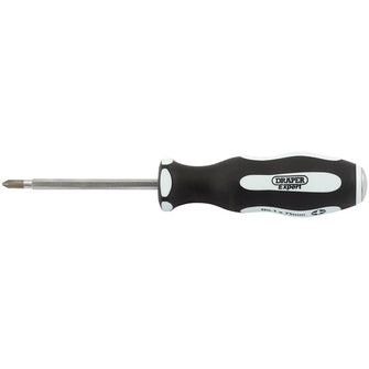 Draper Tools Pound Thru Cross Slot No:2 x 100mm Soft Grip Screwdriver