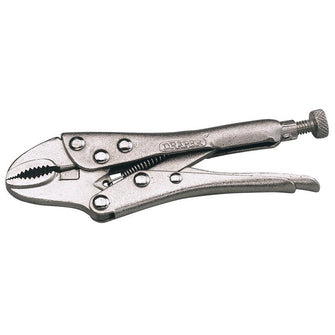 Draper Tools Curved Jaw Self Grip Pliers (140mm)