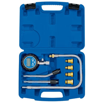 Draper Tools Digital Petrol Compression Test Kit (8 Piece)
