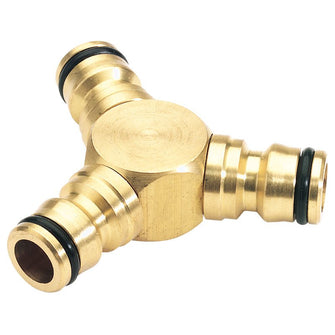 Draper Tools Brass 3 Way Connector