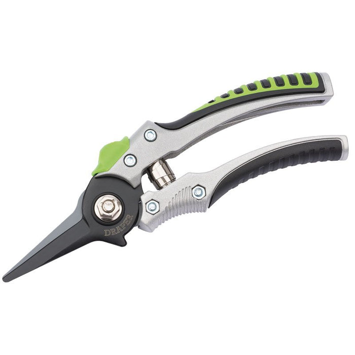 Draper Tools Non-Slip Pruning Secateurs (180mm)