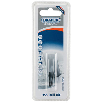 Draper Tools Expert 0.5mm HSS Drills Card Of 10