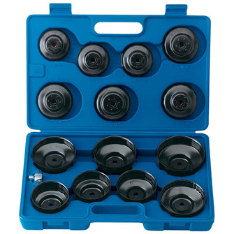 Draper Tools 3/8 Sq. Dr. Oil Filter Cup Socket Set (15 piece)