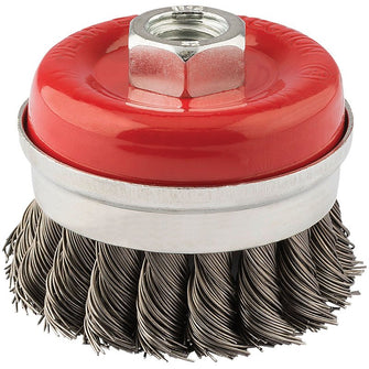 Draper Tools 60mm x M14 Twist Knot Wire Cup Brush
