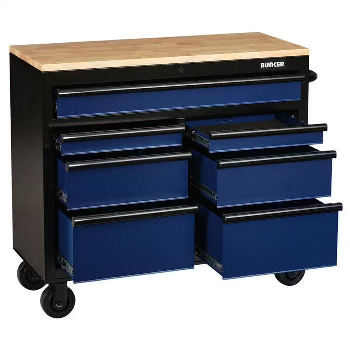 Draper 08222 Bunker Workbench Roller Tool Cabinet 7 Drawer 41