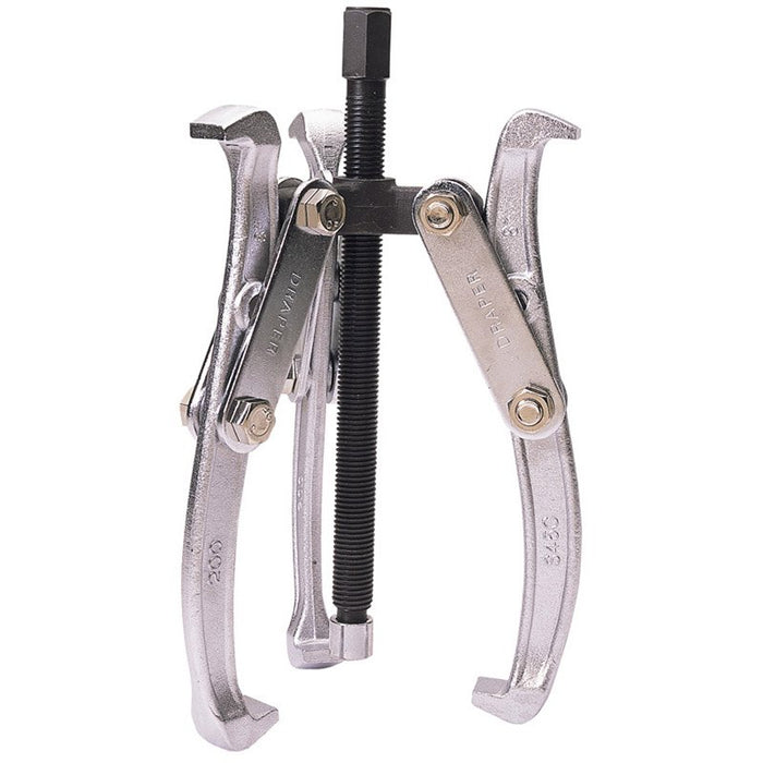 Draper Tools 65mm Reach x 75mm Spread Triple Leg Reversible Puller