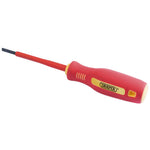 Draper Tools Fully Insulated Plain Slot Screwdriver 3mm x 75mm