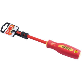 Draper Tools 5.5mm x 125mm Fully Insulated Plain Slot Screwdriver.