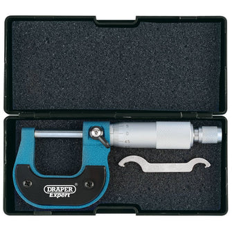 Draper Tools Expert Metric External Micrometer - 0-25mm