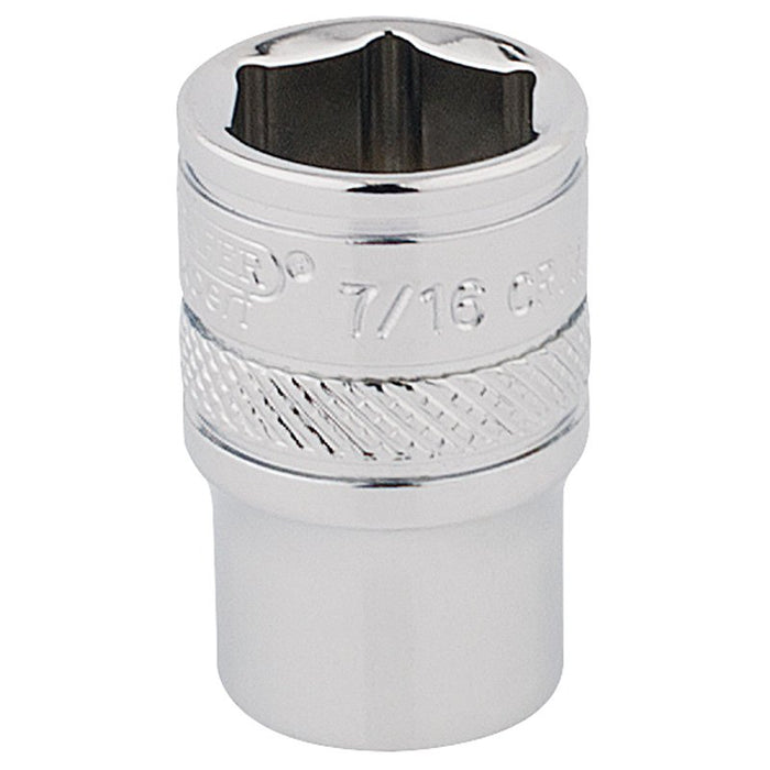 Draper Tools 1/4 Square Drive Hi-Torq® 6 Point Socket (7/16)