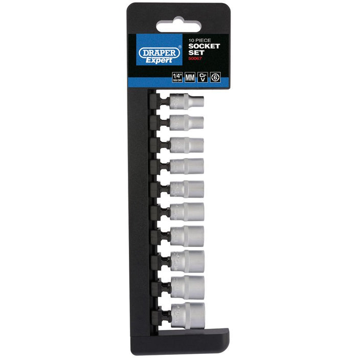 Draper Tools 1/4 Sq. Dr. Metric Socket Set (10 Piece)